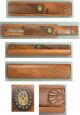Unusual Antique Palais Royal Wood Needle Case W/ Pansy Circa 1820 Needles & Cases photo 1