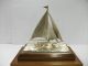 The Sailboat Of Silver950 Of The Most Wonderful Japan.  A Japanese Antique. Other Antique Sterling Silver photo 3