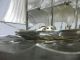 The Sailboat Of Silver960 Of The Most Wonderful Japan.  3 Masts.  Takehiko ' S Work. Other Antique Sterling Silver photo 9