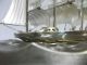 The Sailboat Of Silver960 Of The Most Wonderful Japan.  3 Masts.  Takehiko ' S Work. Other Antique Sterling Silver photo 10