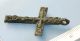 Ancient Old Bronze Golgotha Cross (jne50) Roman photo 2