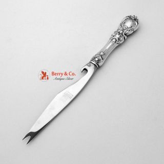Francis I Bar Knife Sterling Silver Stainless Steel Reed And Barton 1908 photo