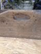 Antique Early Primitive Wooden Hanging Candle Box Tote Knife Canted Country Nr Primitives photo 7