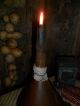 Primitive Early Look Funnel Light,  Grungy Candle & Holder,  Rusty Metal & Wire Primitives photo 3