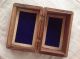 Antique Hand Carved Wood Jewelry Box Boxes photo 1