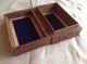 Antique Hand Carved Wood Jewelry Box Boxes photo 2