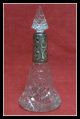English Cut Crystal Glass & Sterling Silver Perfume Bottle C 1934 J H Worrall Bottles, Decanters & Flasks photo 9