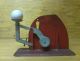 Vintage 1930s Metal Jiffy Way Egg Grading Scale - Red,  Functional Farm Tool Scales photo 5