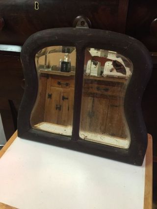 Antique Beveled Glass Mirror photo