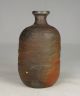 H645: Japanese Old Bizen Pottery Sake Bottle With Matasaburo Katsura ' S Appraisal Vases photo 3