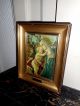 Miniature On Enamel: The Virgin Mary And Baby Jesus From Work Of Botticelli Victorian photo 1
