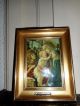 Miniature On Enamel: The Virgin Mary And Baby Jesus From Work Of Botticelli Victorian photo 3
