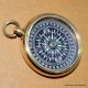 Old Style Solid Gift Brass Compass A Lovely Gift Compass Vintage Brass Compass Compasses photo 3
