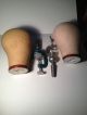 Vtg Millinery Cloth Mannequin Head Block Hat Wig W/clamp Industrial Molds photo 3