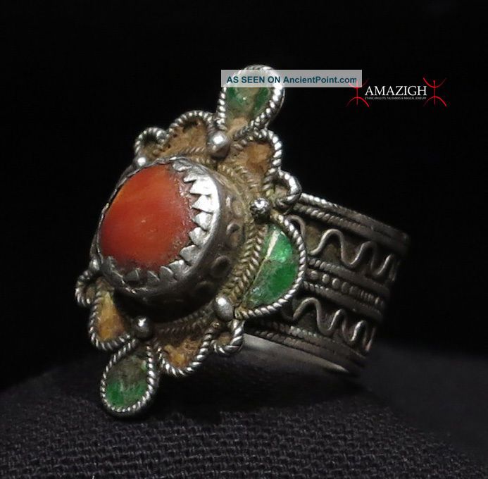 Old Fine Berber Ring – Tiznit Region,  South Morocco Jewelry photo