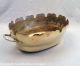 Antique 18th C.  Brass French Virriere Wine Rinser Bowl Metalware photo 1