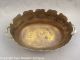 Antique 18th C.  Brass French Virriere Wine Rinser Bowl Metalware photo 2