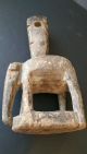 Very Old Carved Wooden Tribal Art Elephant Carrying A Mystical Hawdah? Sculptures & Statues photo 3