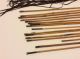 Old Antique African Quiver With Sixteen Arrows No Sword Dagger Other African Antiques photo 3