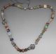 Ancient Chinese Peking Glass Carved Bead Necklace Long 36cm Necklaces & Pendants photo 1