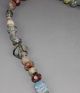 Ancient Chinese Peking Glass Carved Bead Necklace Long 36cm Necklaces & Pendants photo 5