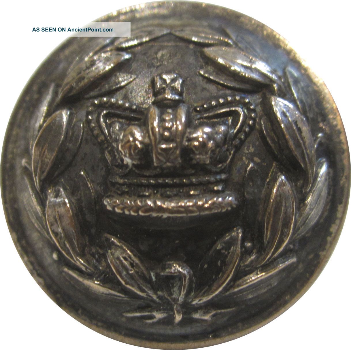 British Regimental Uniform Button - Officer - Silver Plated - Jennens & Co Buttons photo