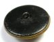 Lg Sz Antique Brass Dome Button W/ Fancy Floral Design Buttons photo 2