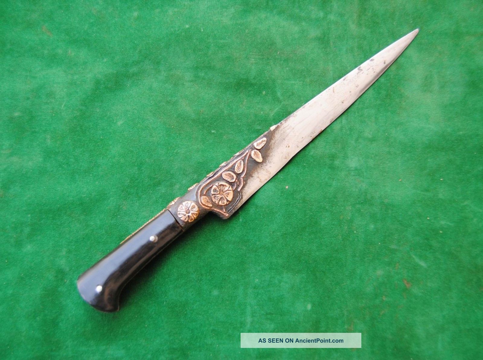 Antique Islamic Mughal Kard Dagger Knife Tehtullah Art Indo Persian Noshamshir Islamic photo