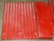2 Vintage Industrial Wood Patterns Ribbed Cooling Fins Foundry Casting Molds Industrial Molds photo 2