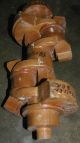 Very Involved Vintage Wood Pattern Foundry Casting Mold Crank Shaft Industrial Molds photo 1