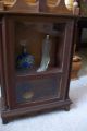 Antique Small Wood And Glass Curio Display Cabinet.  Just Display Cases photo 4