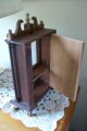 Antique Small Wood And Glass Curio Display Cabinet.  Just Display Cases photo 5