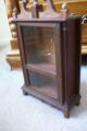 Antique Small Wood And Glass Curio Display Cabinet.  Just Display Cases photo 6