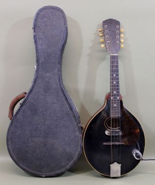 Classic Antique 1914,  The Gibson,  Model A,  Arch Back 8 - String Mandolin,  Nr photo