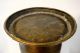Antique Victorian Brass Umbrella Stand Hammered Brass Egyptian Revival 19th Cent 1800-1899 photo 11