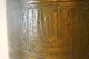 Antique Victorian Brass Umbrella Stand Hammered Brass Egyptian Revival 19th Cent 1800-1899 photo 2