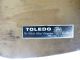 Vintage 1940 ' S Toledo Drafting Chair Stool Industrial Metal Maple Wood Steampunk 1900-1950 photo 10