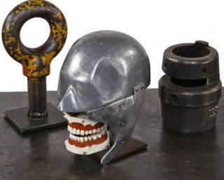 Late 1930s Dental Instructional Phantom Head With Articulating 