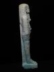 Zurqieh - Ancient Egypt,  Inscribed With Hieroglephs,  Faience Shabti Egyptian photo 3