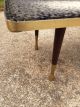 Genaro Alvarez Mosaic Glass Stone Brass Coffee Cocktail Table Mid Century Modern Mid-Century Modernism photo 5