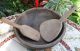 Rustic Vintage Antique Primitive Wooden Bowl W/ (4) Wooden Spoons & (2) Paddles Primitives photo 5