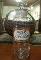 Vintage Antique Apothecary Bottles W/ Label Under Glass Bottles & Jars photo 1