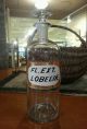 Vintage Antique Apothecary Bottles W/ Label Under Glass Bottles & Jars photo 7