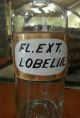 Vintage Antique Apothecary Bottles W/ Label Under Glass Bottles & Jars photo 8