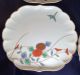 5 Antique Fukagawa Scalloped Plates Japan 1900 - 1920 Mark Japanese Porcelain Plates photo 1