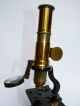 A Lovely Quality Brass Dollond & Co Microscope With Case,  3 Old Slides C1880 Other Antique Science Equip photo 2