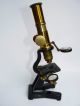 A Lovely Quality Brass Dollond & Co Microscope With Case,  3 Old Slides C1880 Other Antique Science Equip photo 7