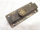 Antique Cast Iron Victorian Eastlake Door Latch Dead Bolt Lock Slide Strike O Locks & Keys photo 1