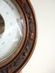 19thc Antique R Treuer Berlin Black Forest German Carved Round Aneroid Barometer Other Antique Science Equip photo 8
