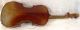 Antique Violin With Bow & Case - For Restoration,  Parts,  Display String photo 3